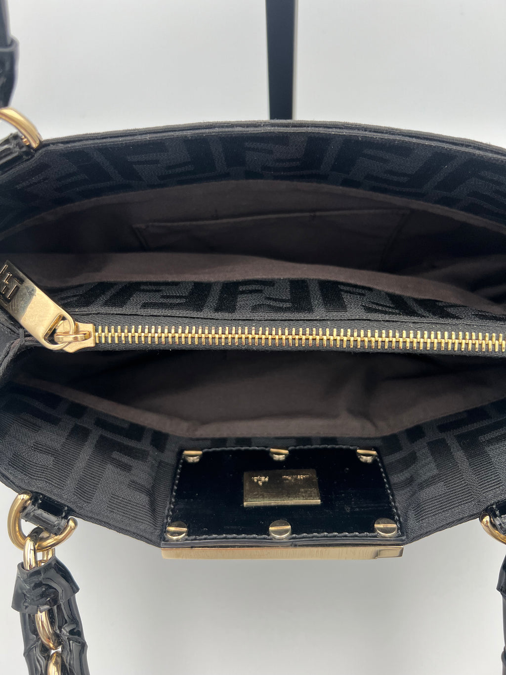 Fendi Zucca Mia Chain Shoulder bag