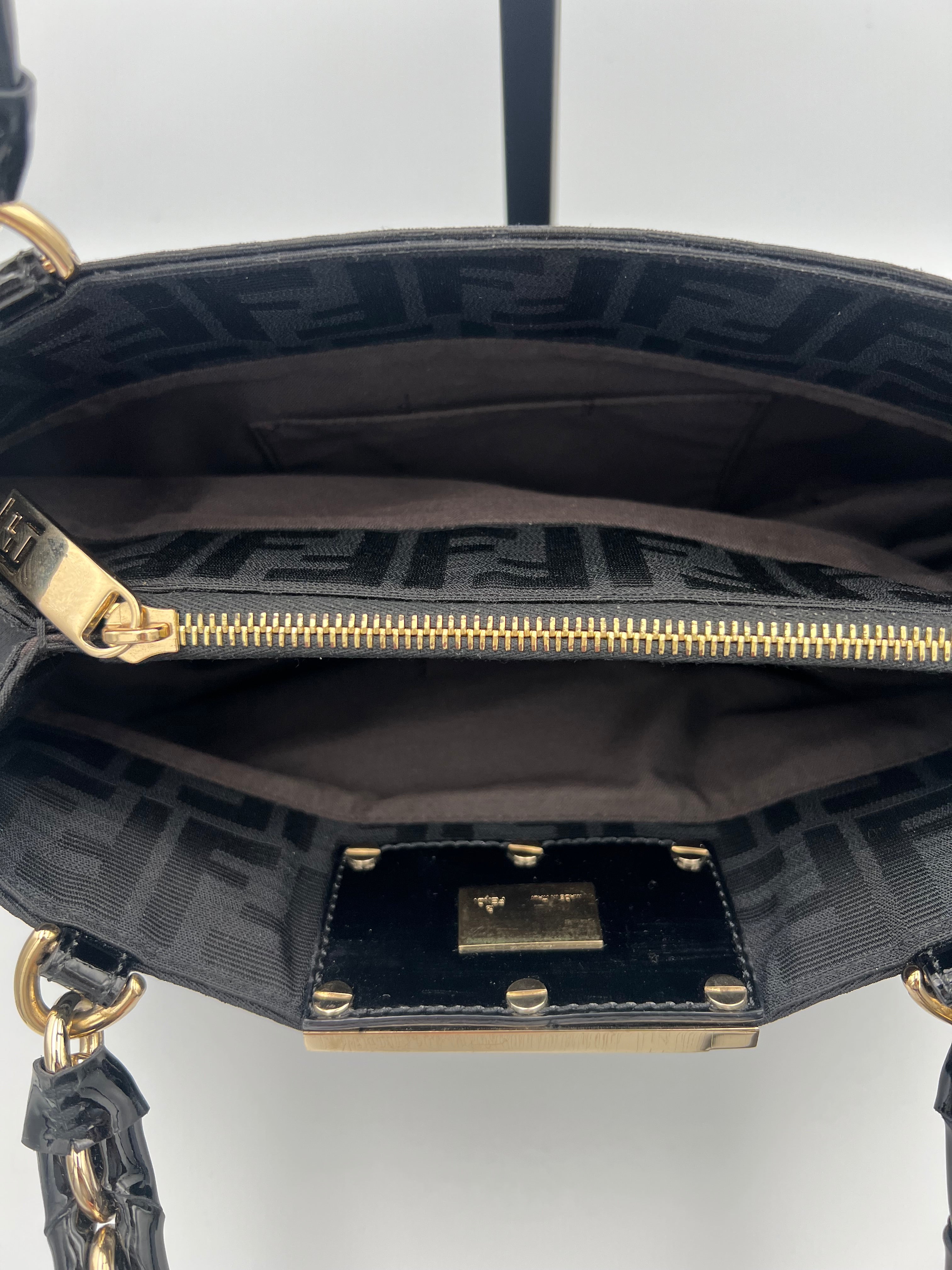 Fendi Zucca Mia Chain Shoulder bag