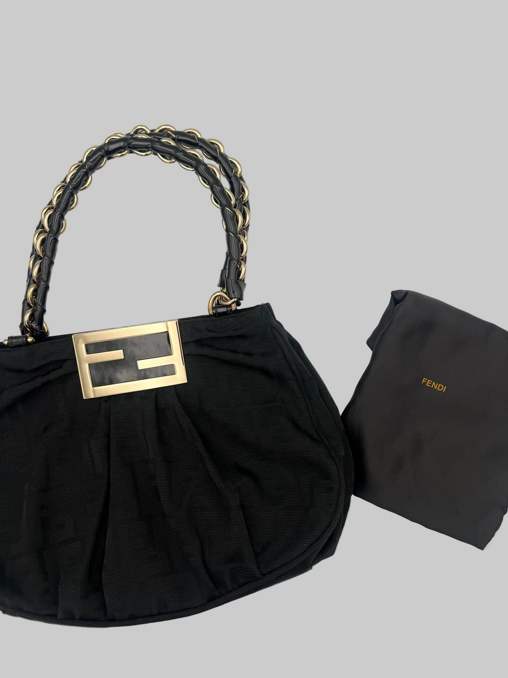 Fendi Zucca Mia Chain Shoulder bag