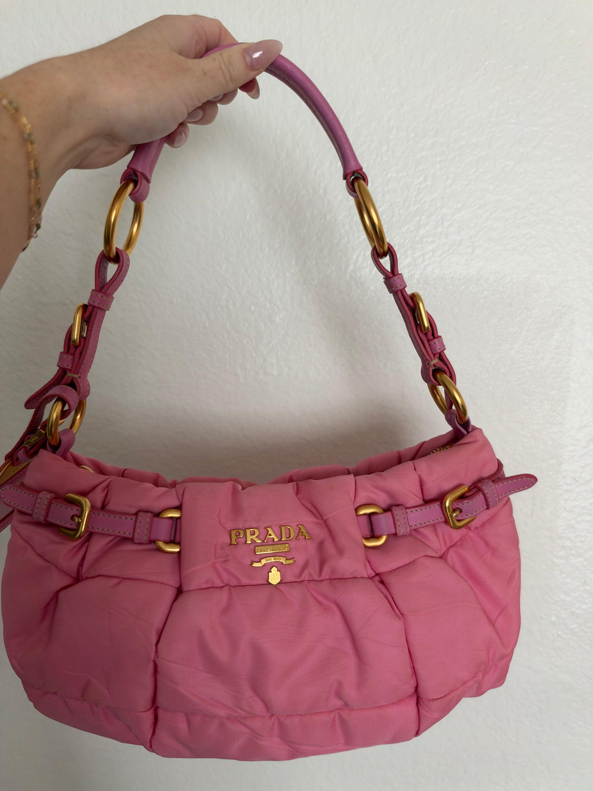 Prada Crispy Nylon shoulder bag
